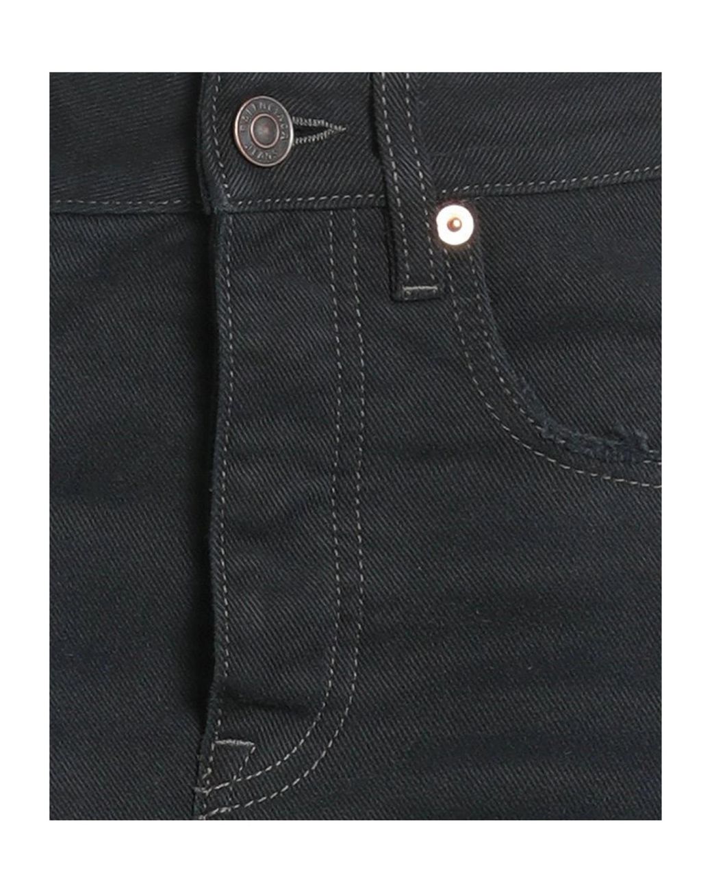 Balenciaga Black Denim Mini Skirt