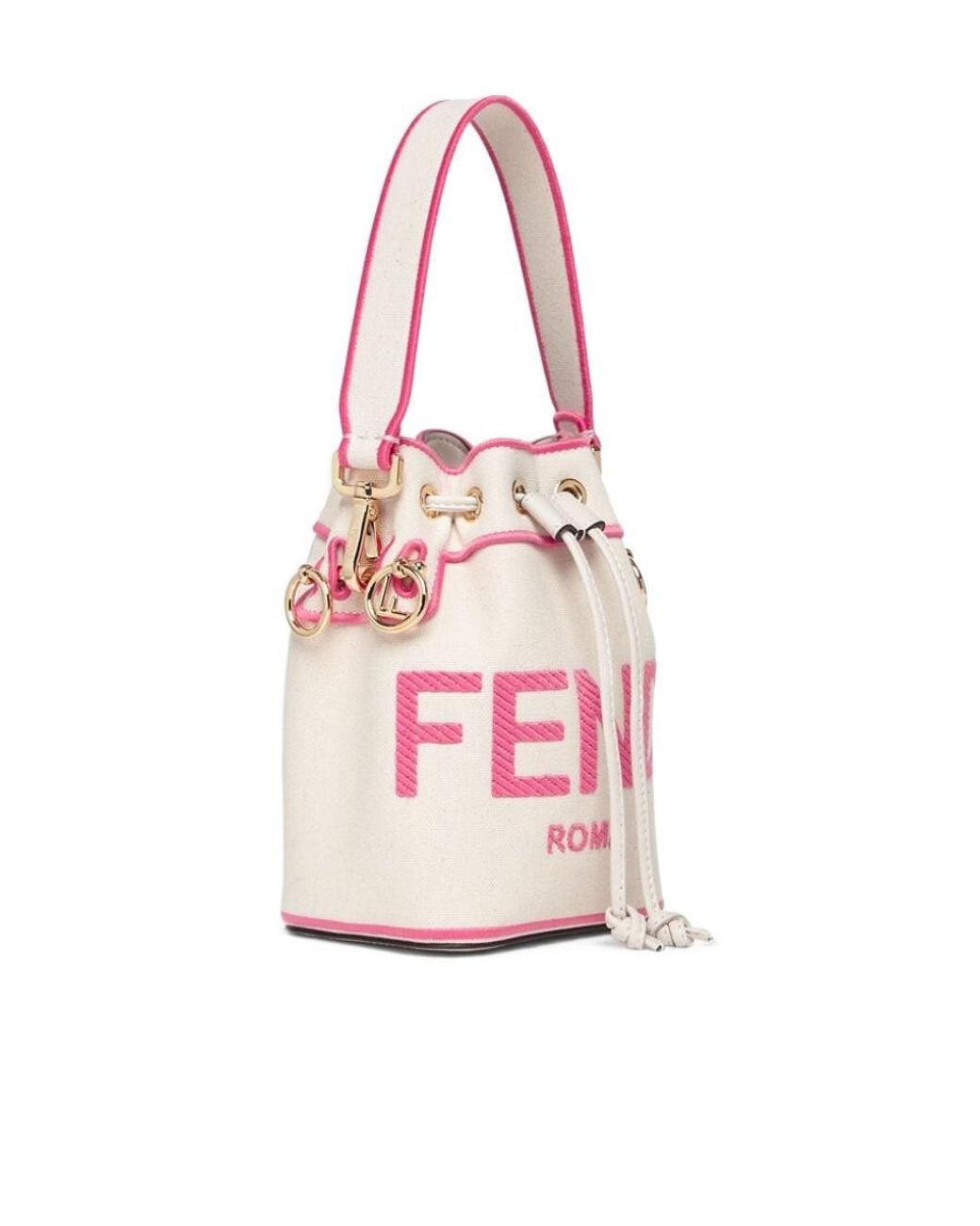 Fendi Pink Small Mon Tresor Bucket Bag