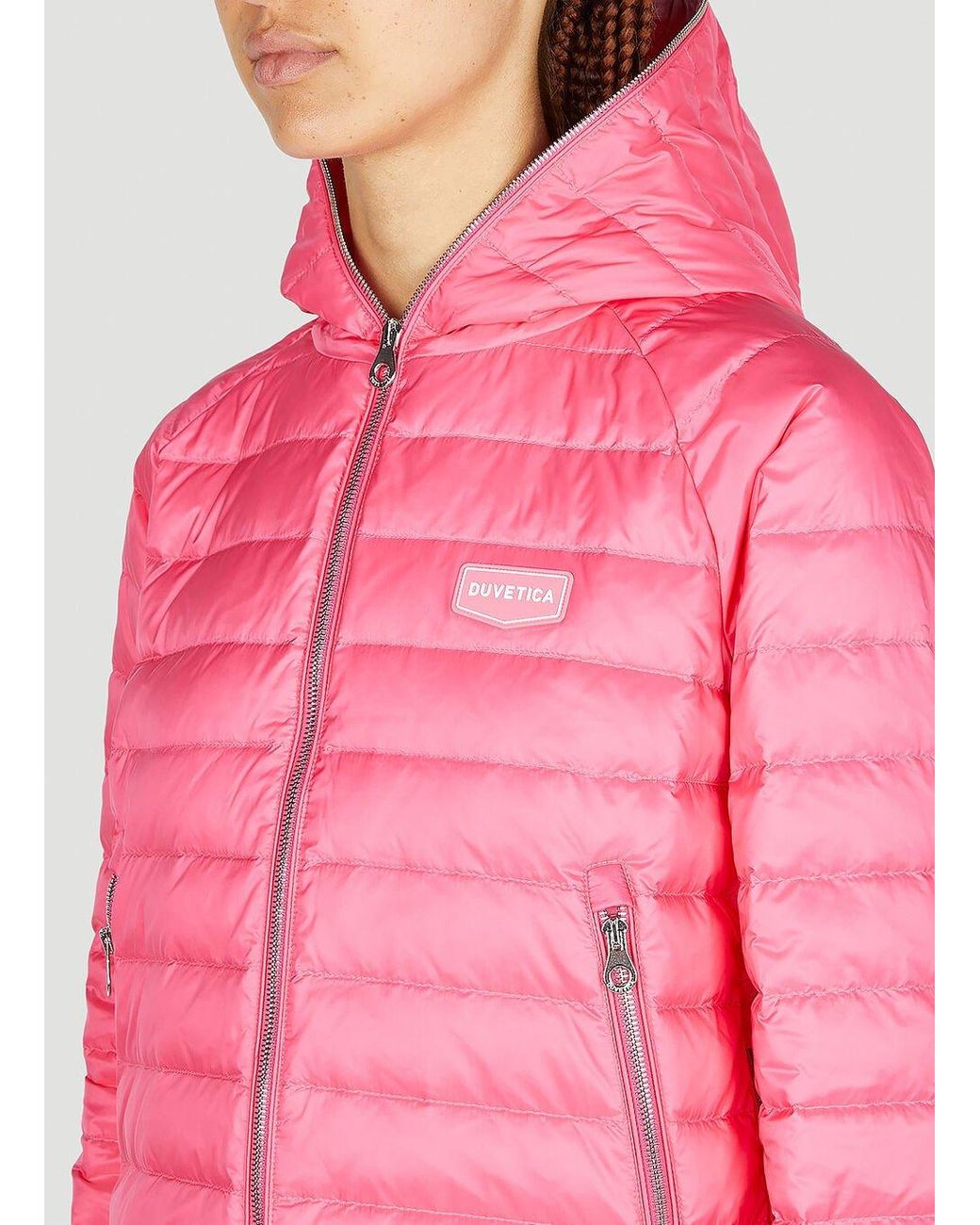 Duvetica Pink Caroma Quilted Padded Jacket