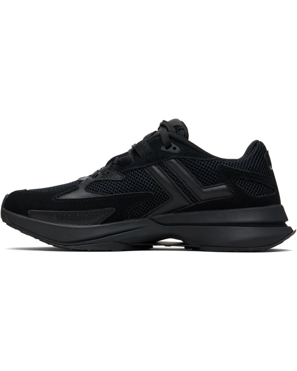 Lanvin Black Jla Lace-Up Sneakers for men
