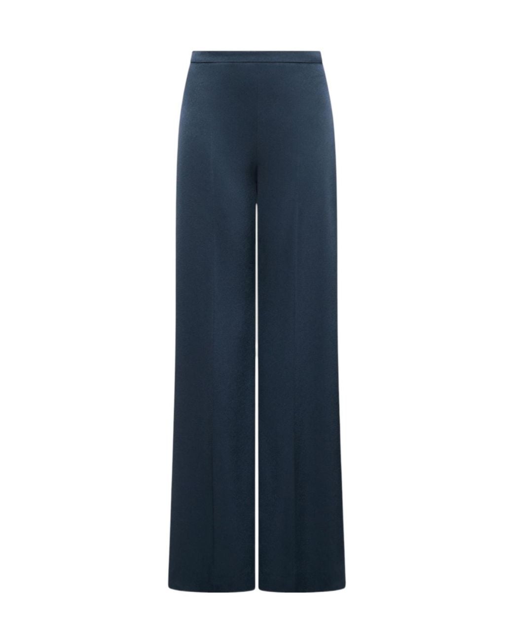 Marella Blue Straight-Leg Casual Trousers