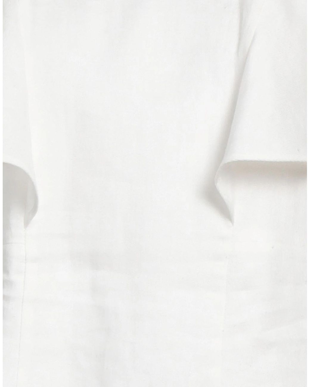 Chloé White Solid Colour Tops