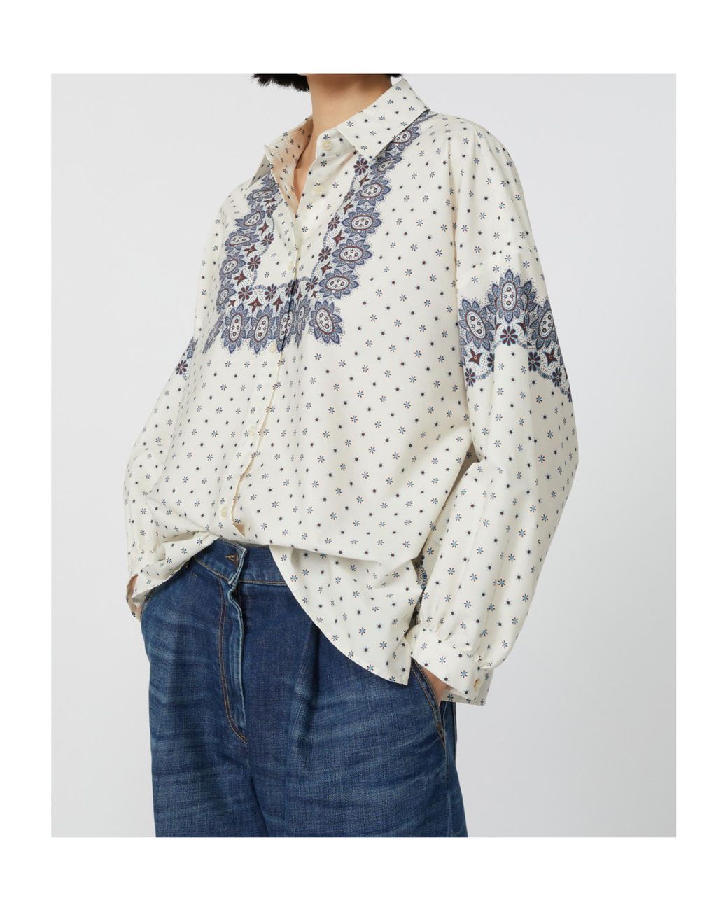 Weekend by Maxmara White Adda Button-Up Poplin Shirt