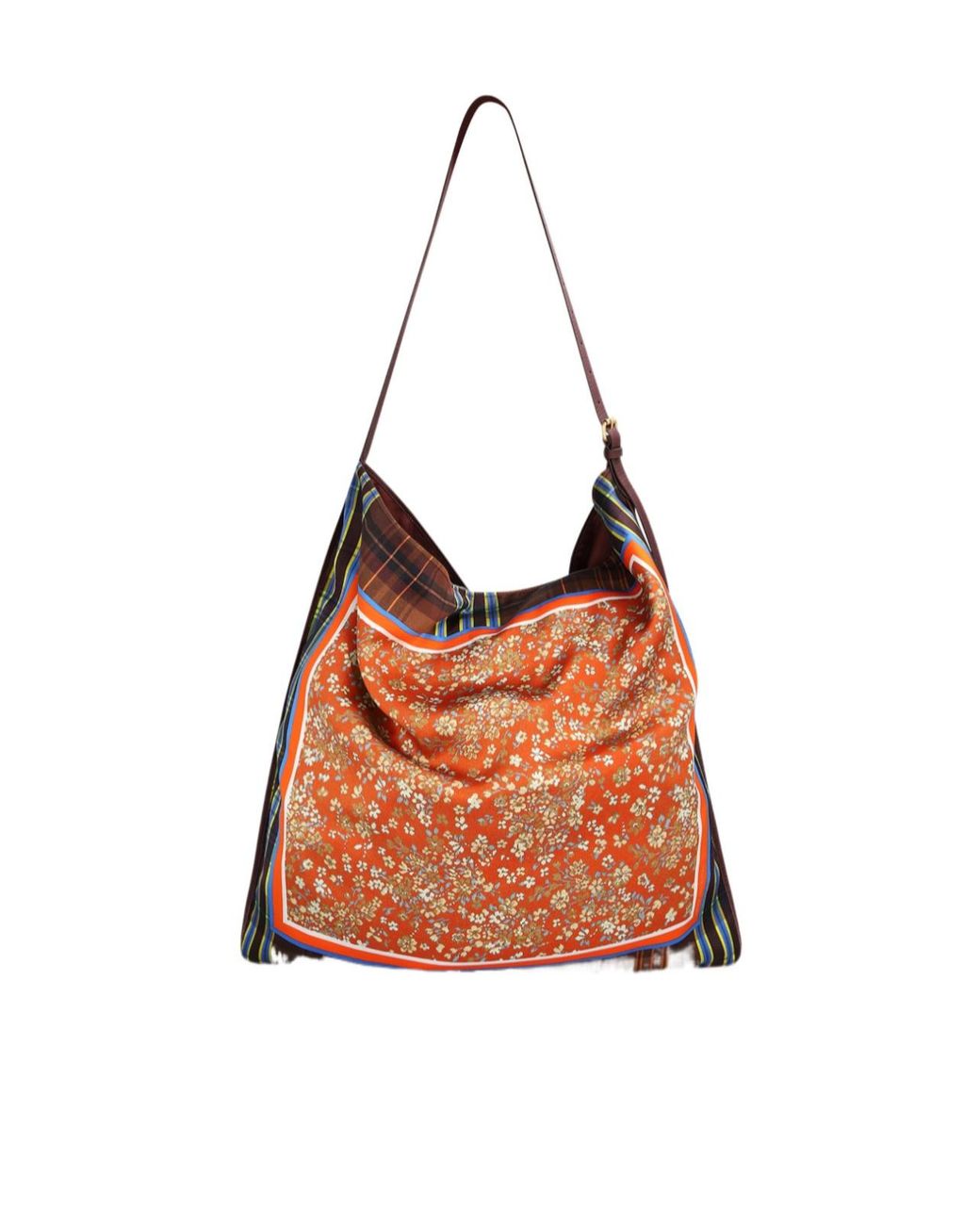 Dries Van Noten Red Oversized Scarf Bag