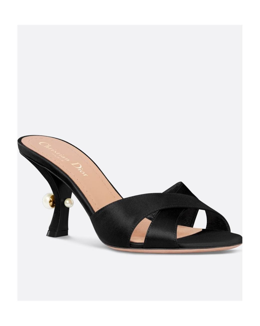 Dior Black Open-Toed High-Heeled Sandals