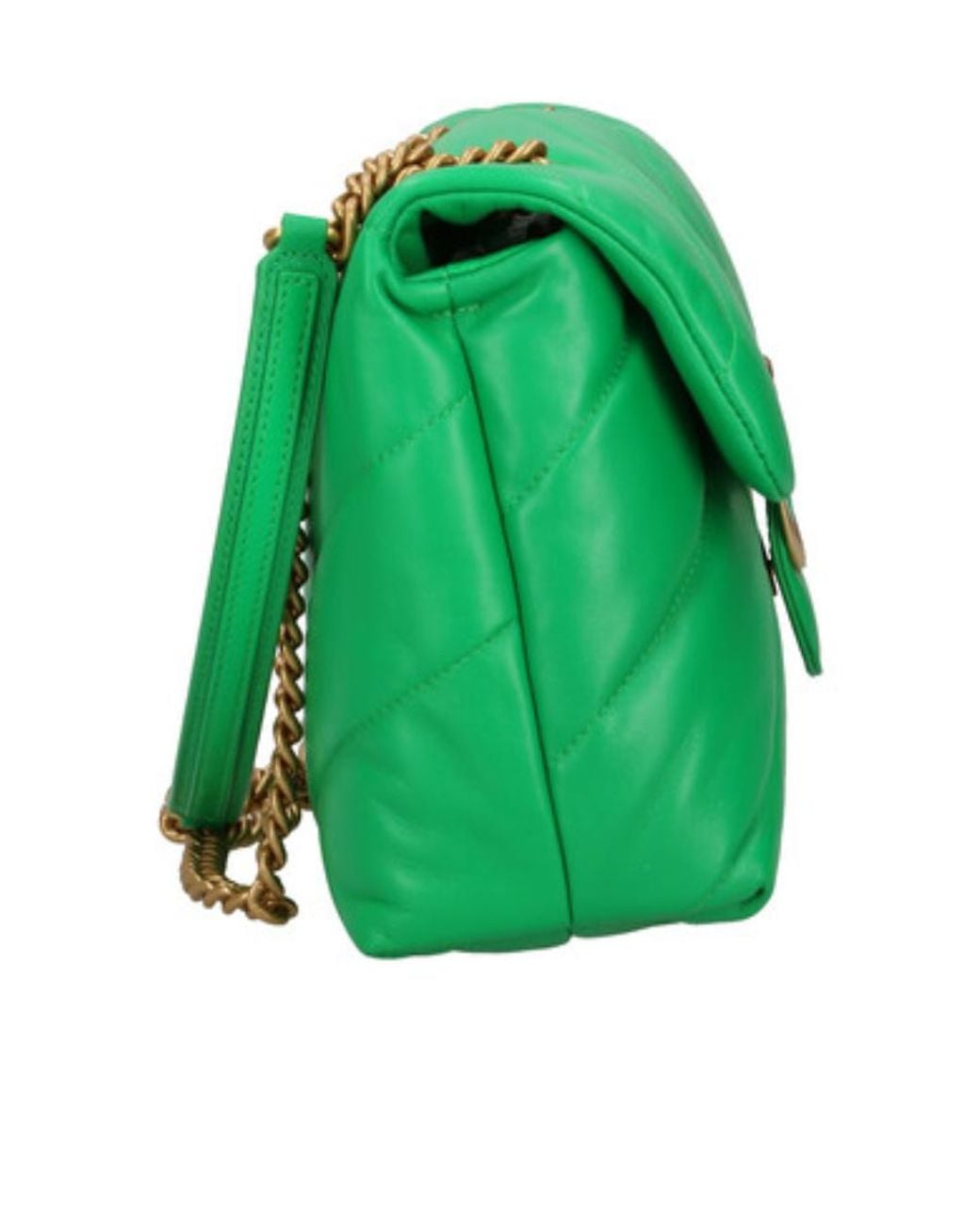 Pinko Green Chain Shoulder Bag