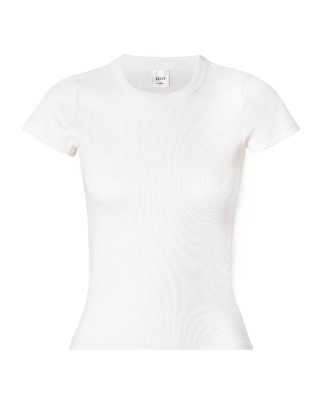 Leset White Stretch-Cotton Jersey T-Shirt