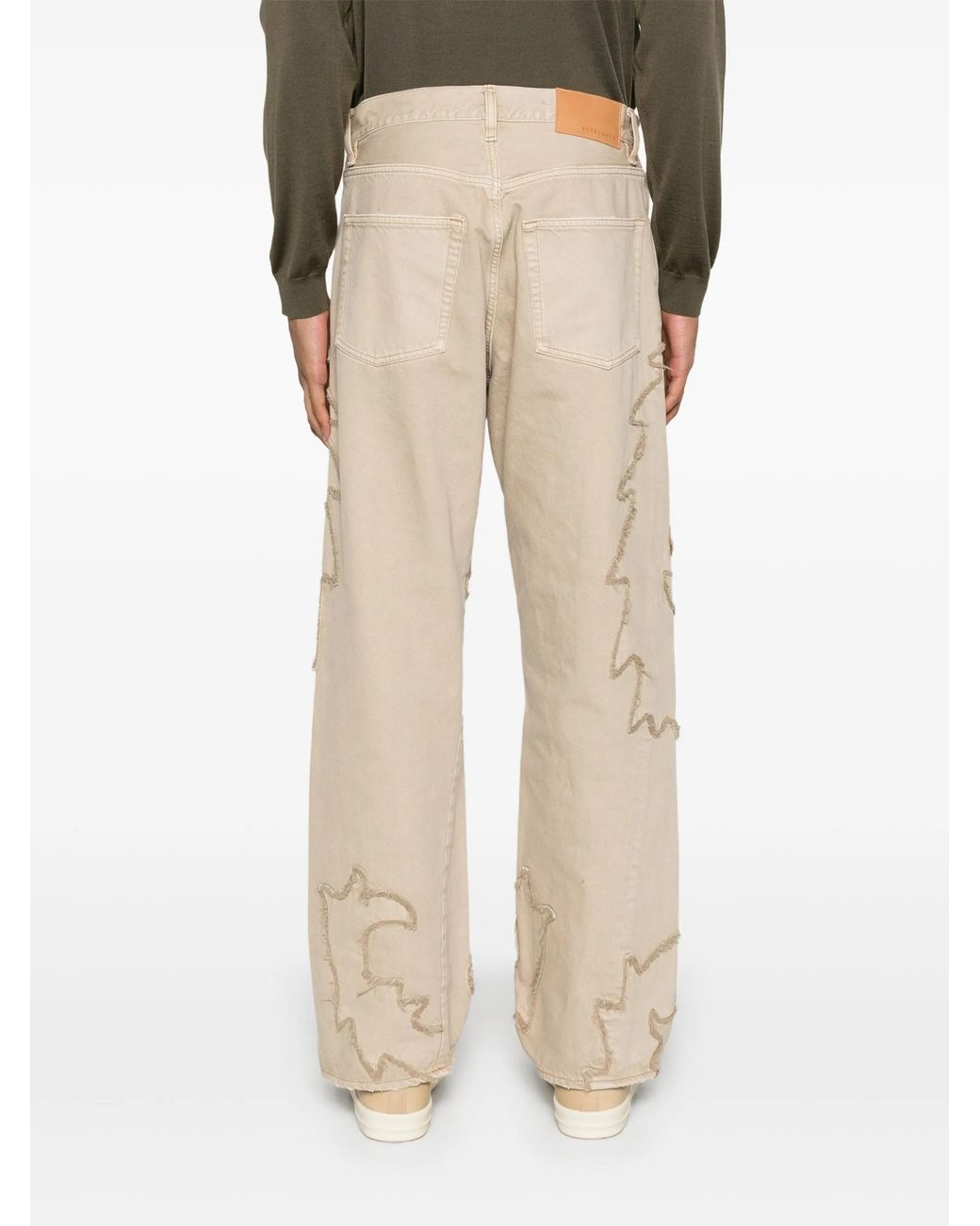 sunflower Natural Logo-Patch Jeans for men