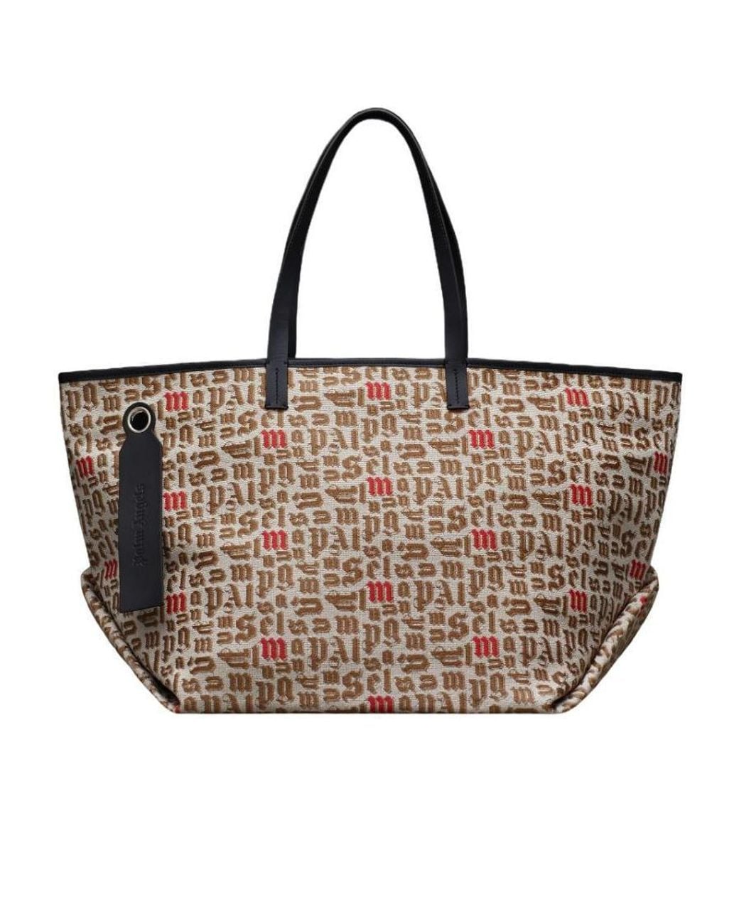 Moncler Brown Printed Handbag for men