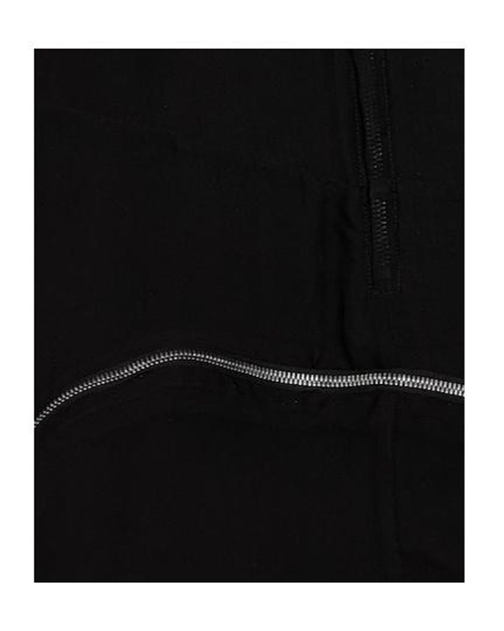 Rick Owens Black High-Neck Zipper Jumpsuit