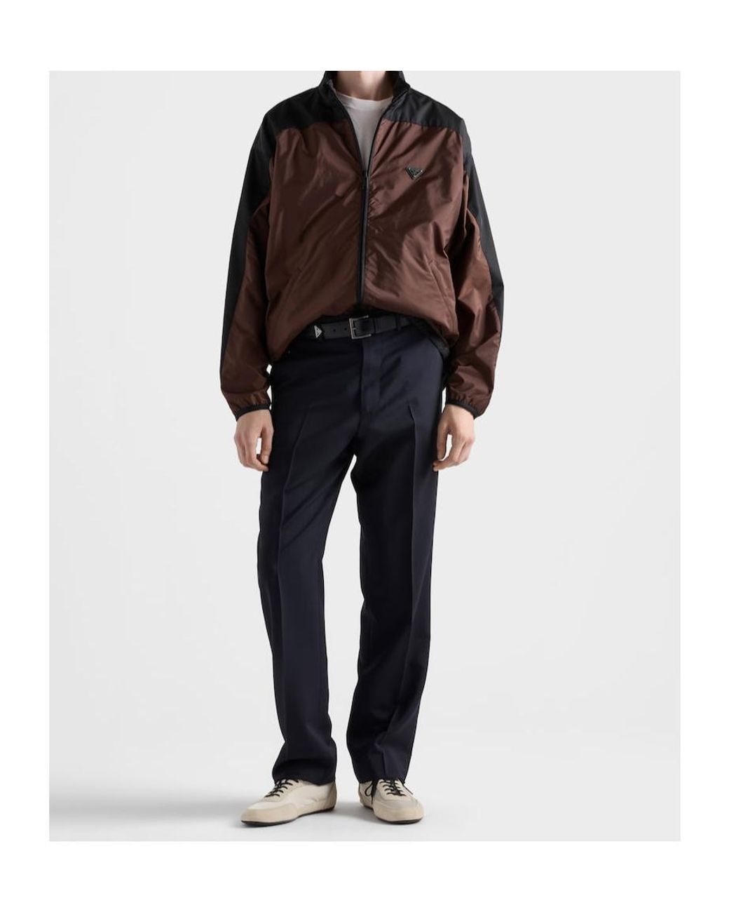 Prada Blue Classic Tailored Pants for men