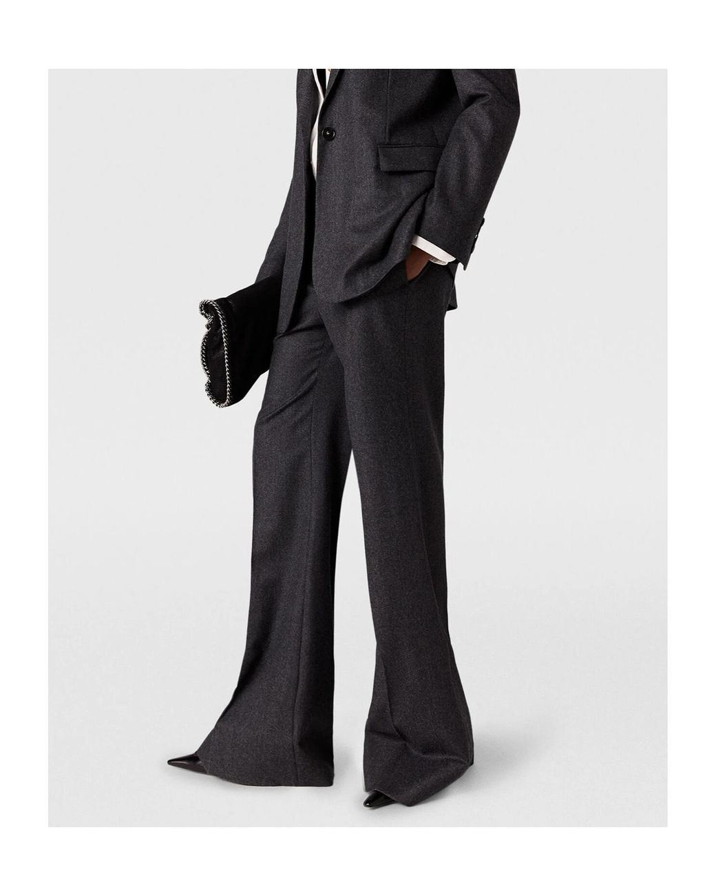 Stella McCartney Blue Low-Rise Flared Trousers