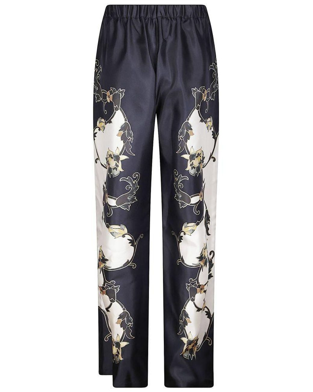 LaDoubleJ Blue La Doublej Club Printed Wide-Leg Pants