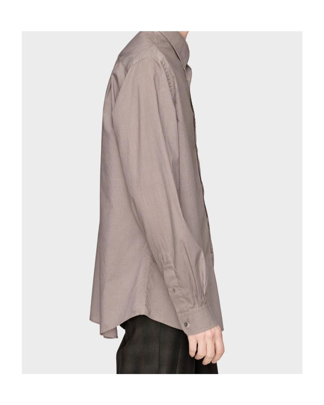 Maison Margiela Brown Long Sleeve Regular Fit Shirt for men