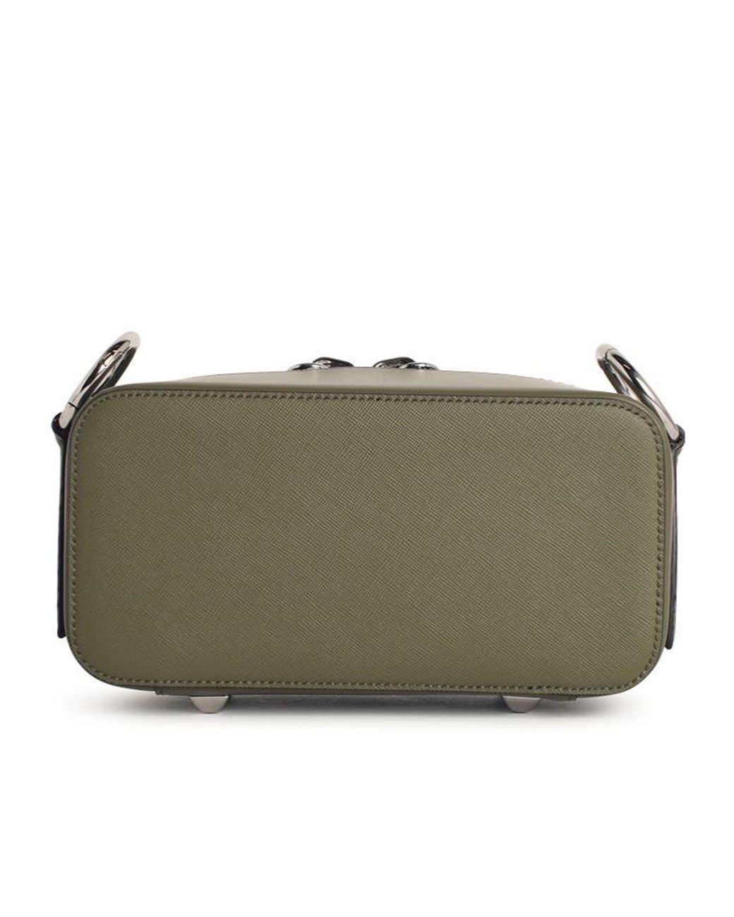 Maison Margiela Green Small Doll Zipped Tote Bag