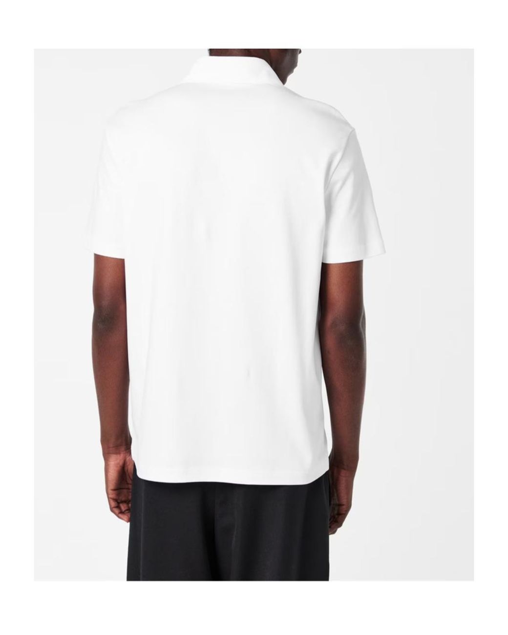 Versace White Grec Tp Polo Sn00 for men