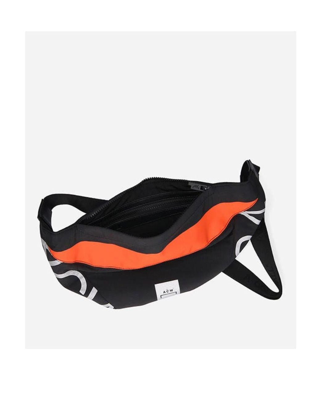 A_COLD_WALL* White Stria Tech Logo Belt Bag for men