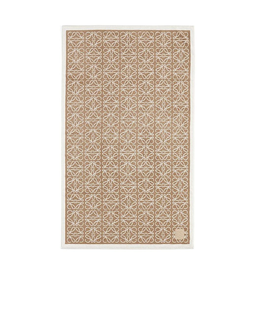 Loewe White Anagram Towel