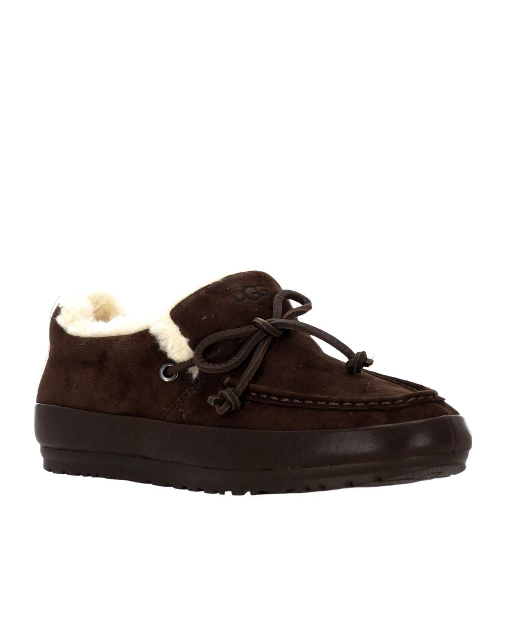 Ugg Brown Slip-On Flat Shoes