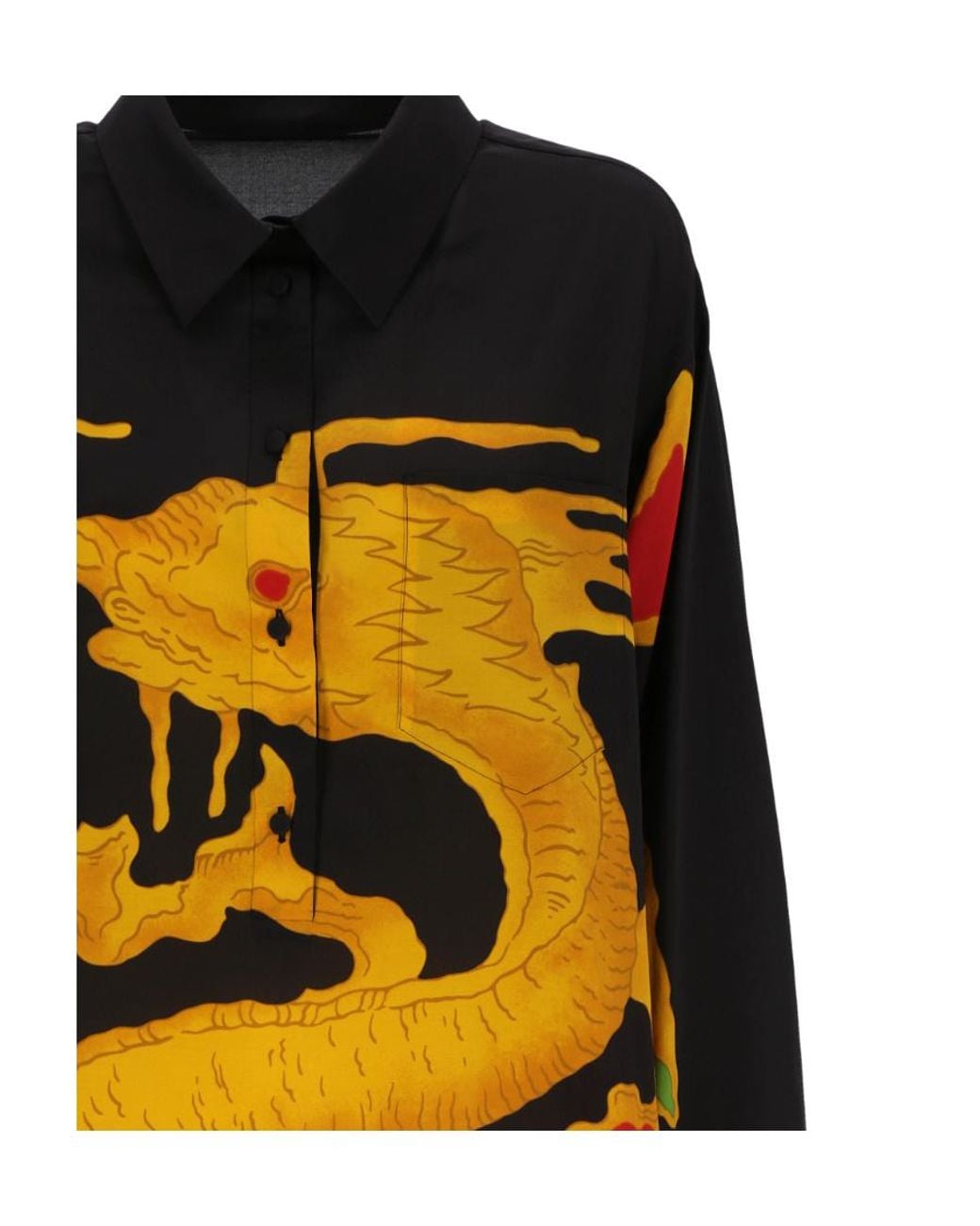 Valentino Yellow Dragon Re-Edition Shirt Dress