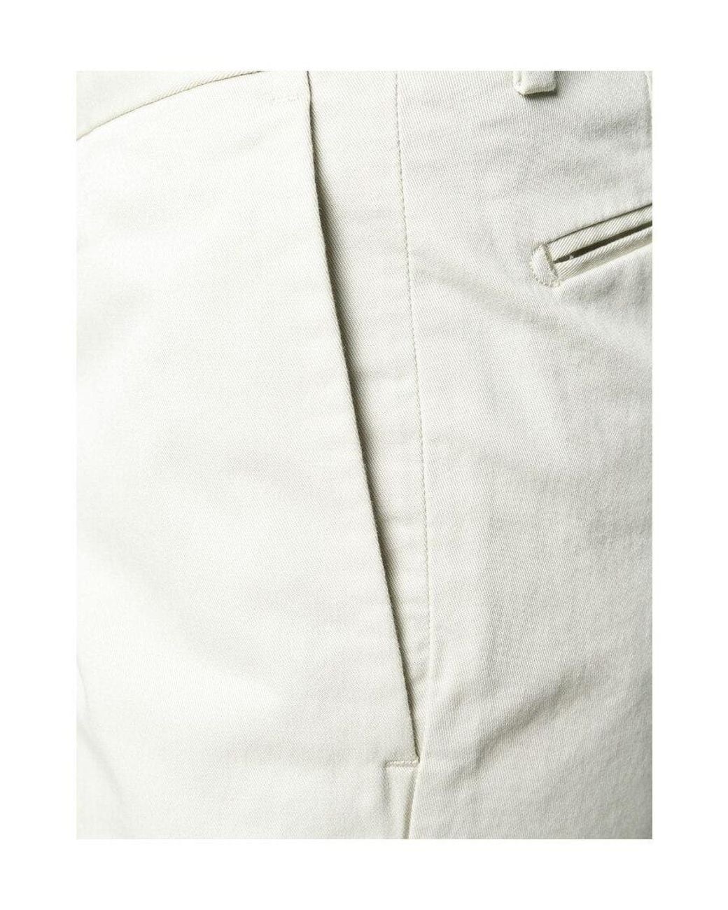 Ralph Lauren White Straight-Leg Chino Trousers for men