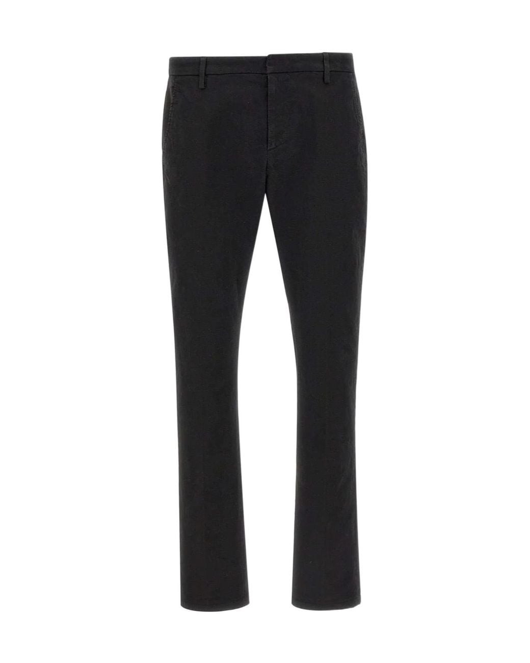 Dondup Black Gaubert Slim Fit Pants for men