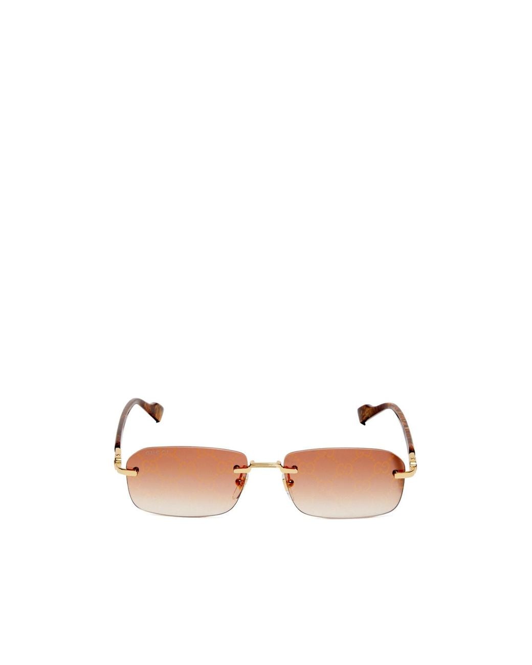 Gucci Multicolor Rectangle Sunglasses for men