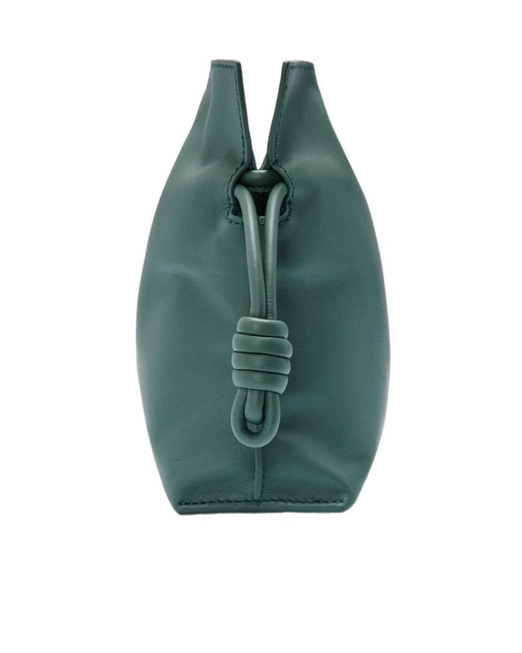 Loewe Green Mini Flamenco Clutch Bag