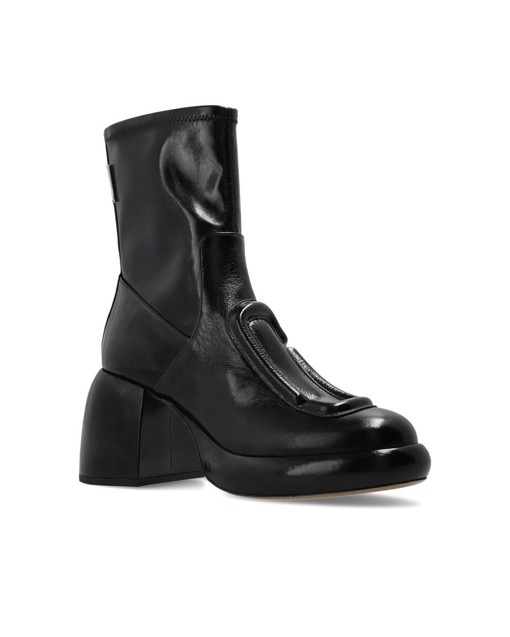 Marc Jacobs Black Pop Block-Heeled Ankle Boots
