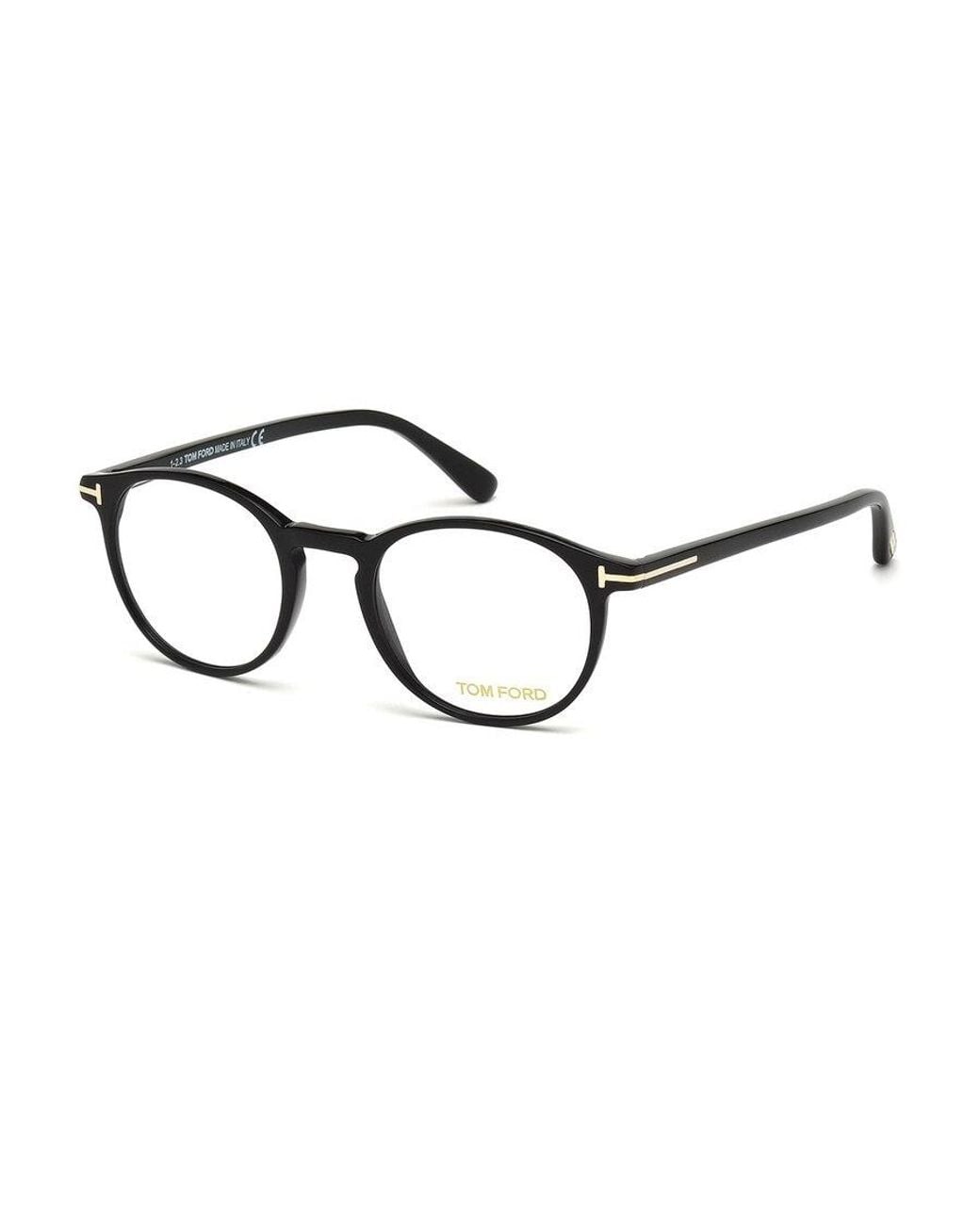 Tom Ford White Eyewear Round Frame Glasses