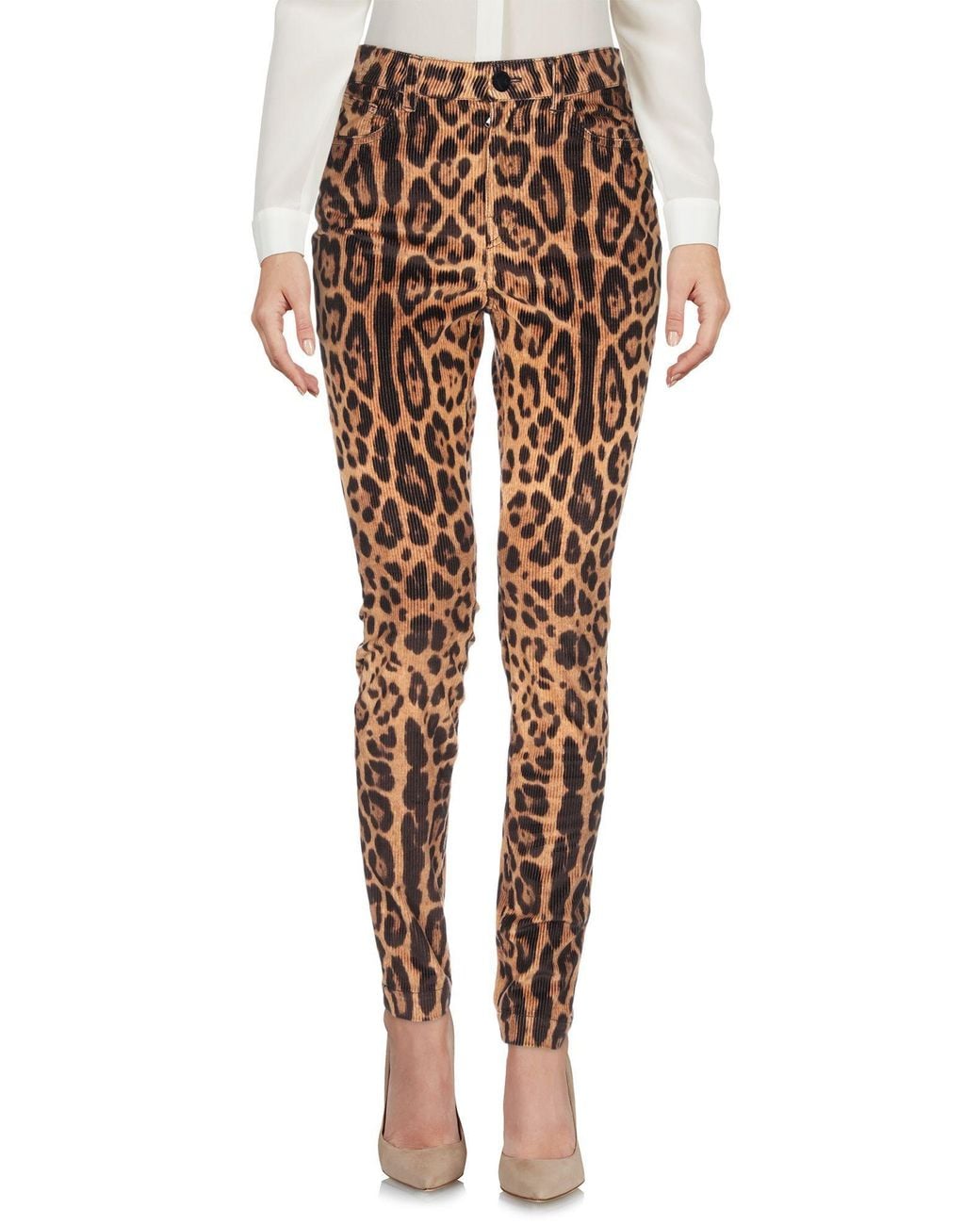 Dolce & Gabbana Brown Casual Trouser