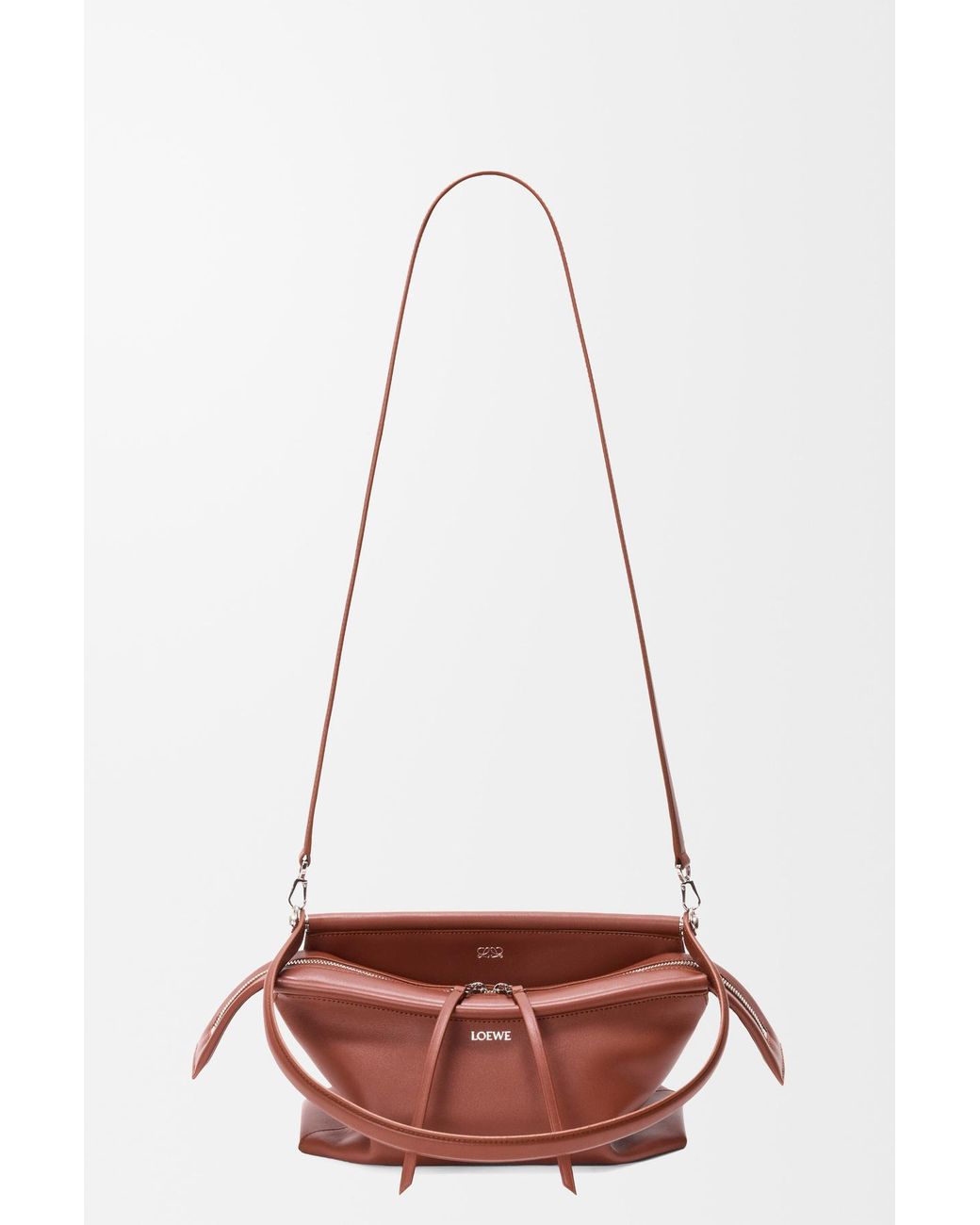 Loewe Brown Medium Top Handle Shoulder Bag