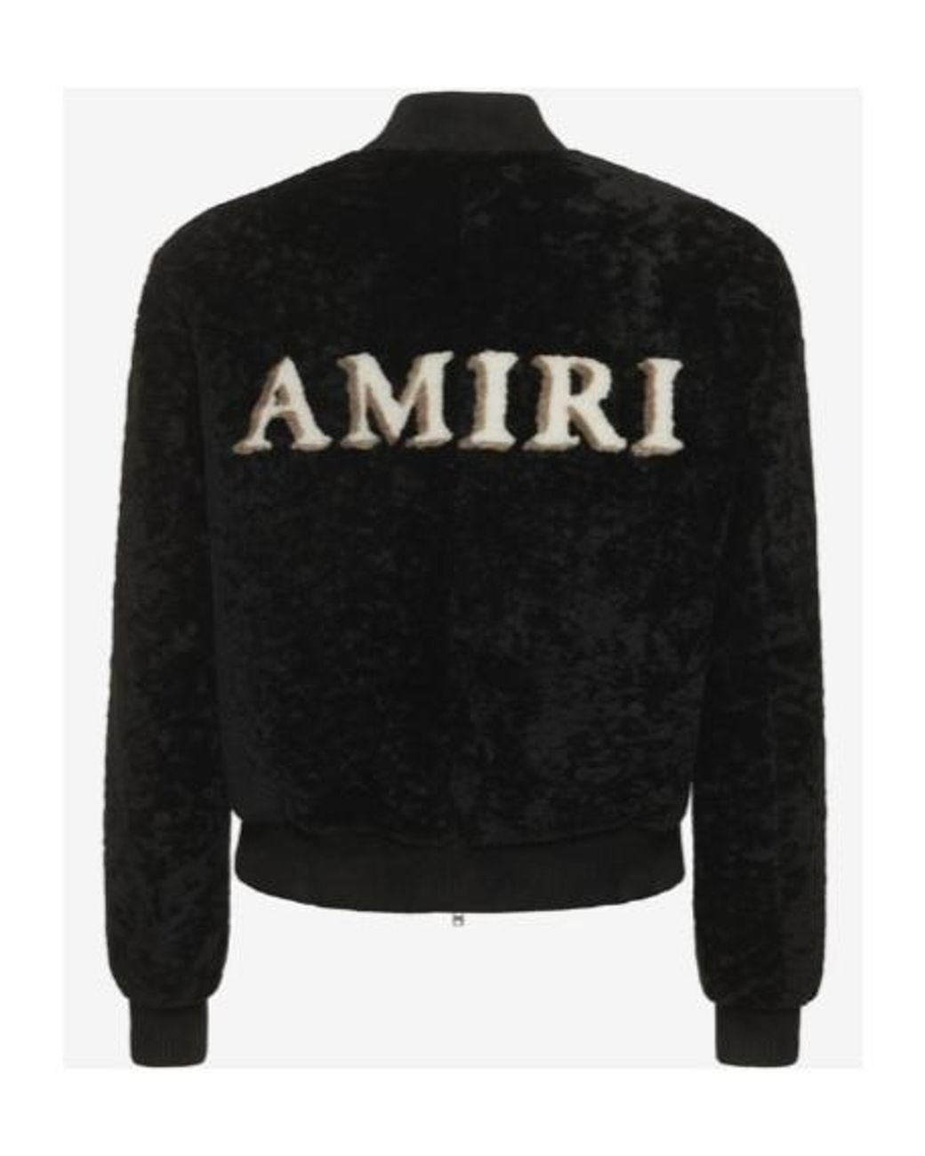 Amiri Black Ribcollar Casual Jacket for men