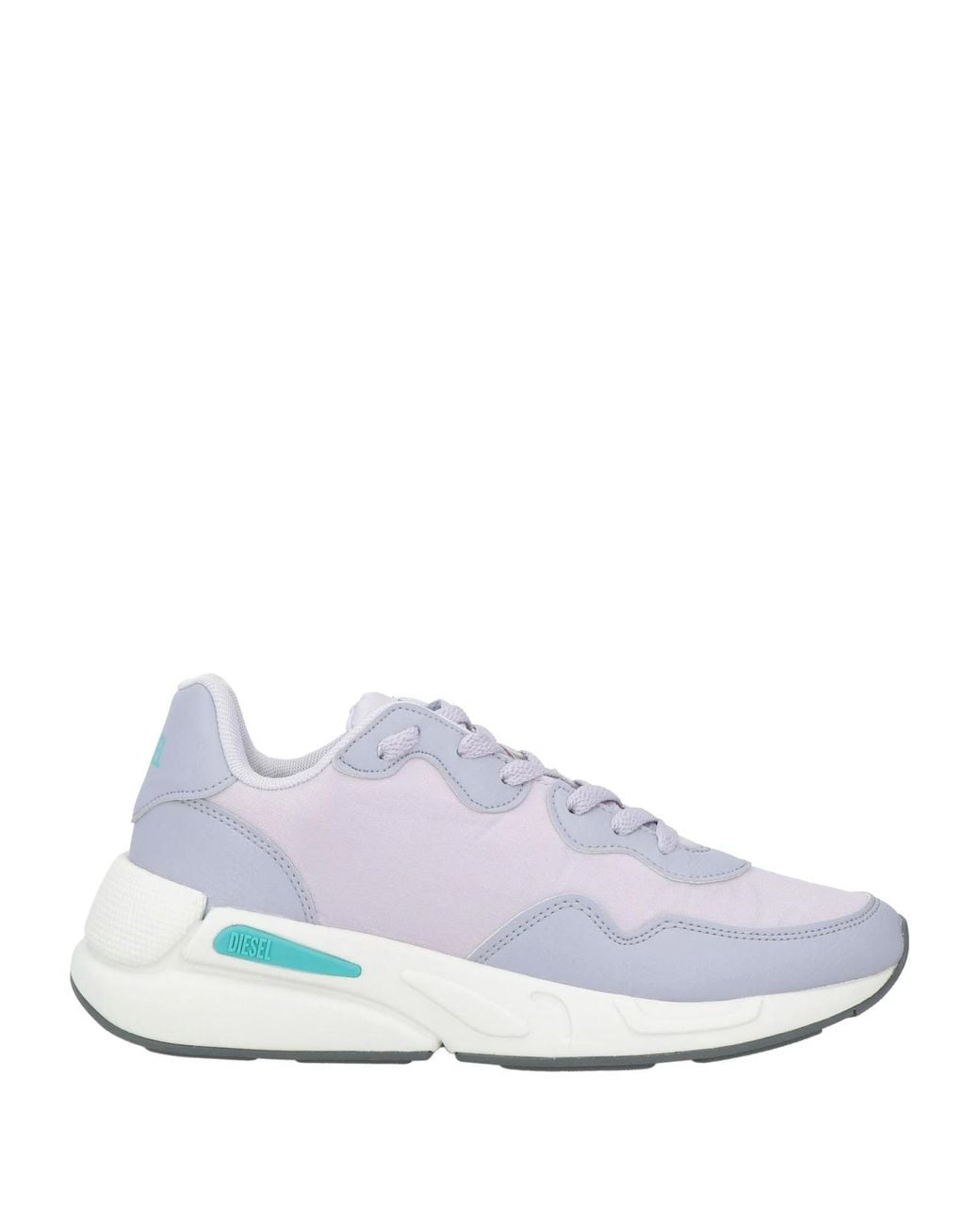 DIESEL White Simple Low-Top Sneakers