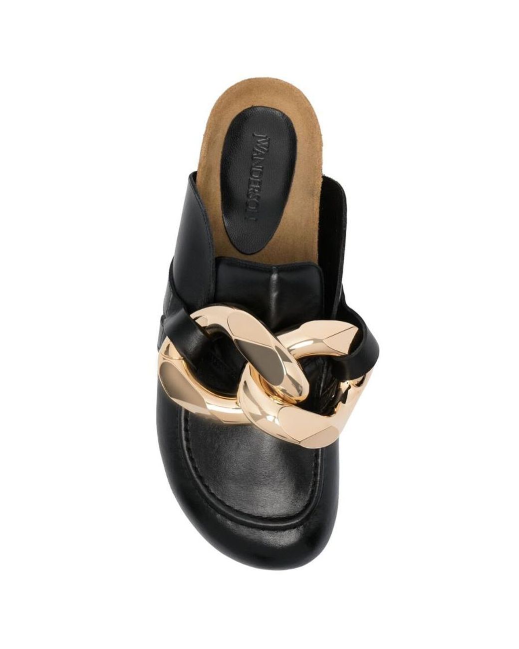 J.W. Anderson Black Chain Muller Shoes