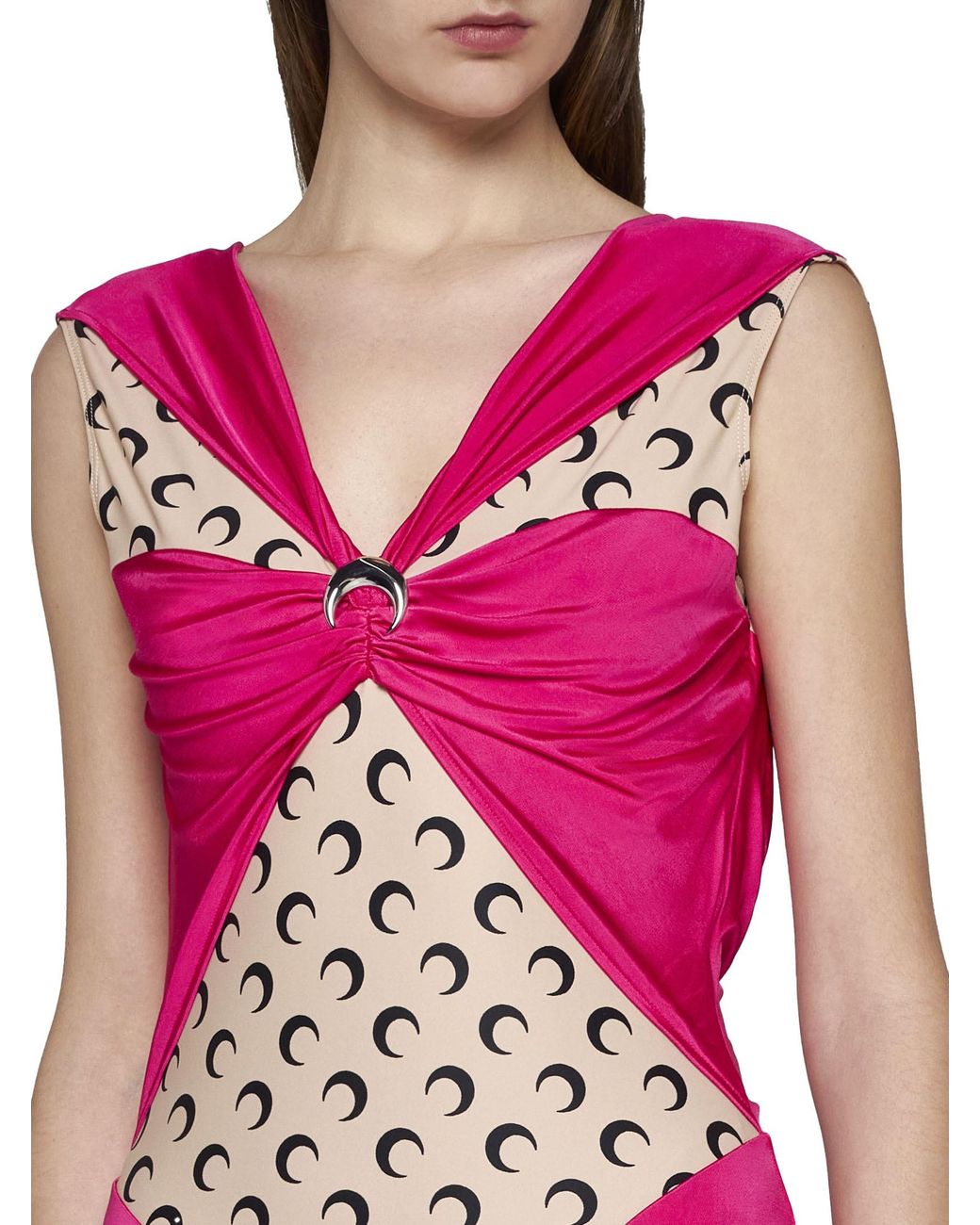 MARINE SERRE Pink Sweaters
