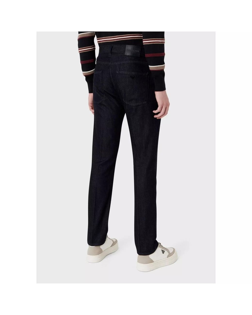 Emporio Armani Blue J45 Slim-Fit Jeans for men