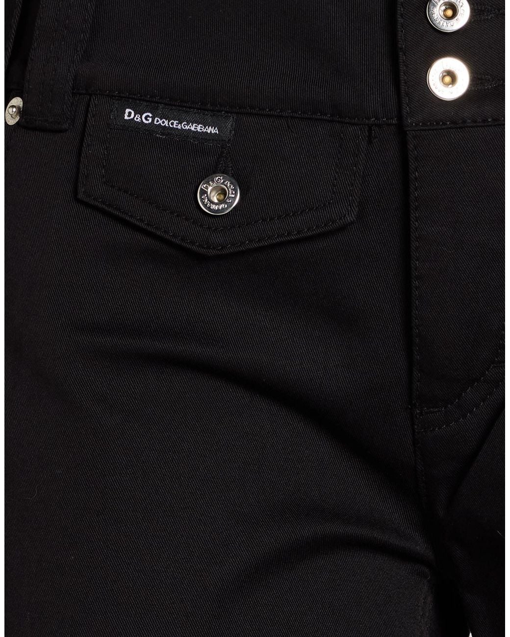 Dolce & Gabbana Black Casual Trousers