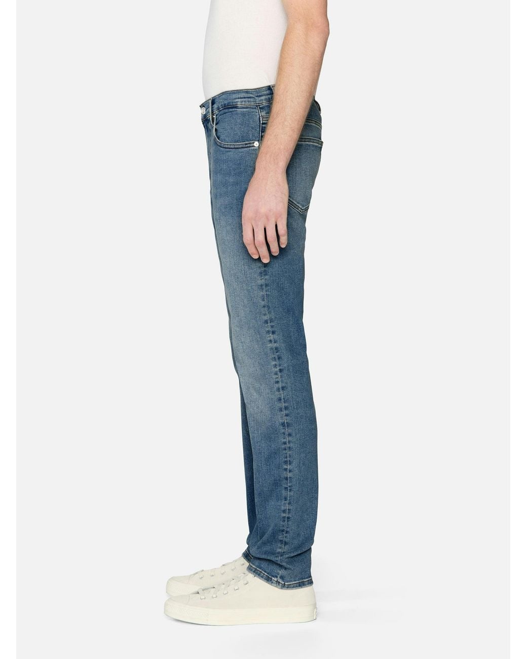 FRAME Blue Jeans With Belt Loops for men