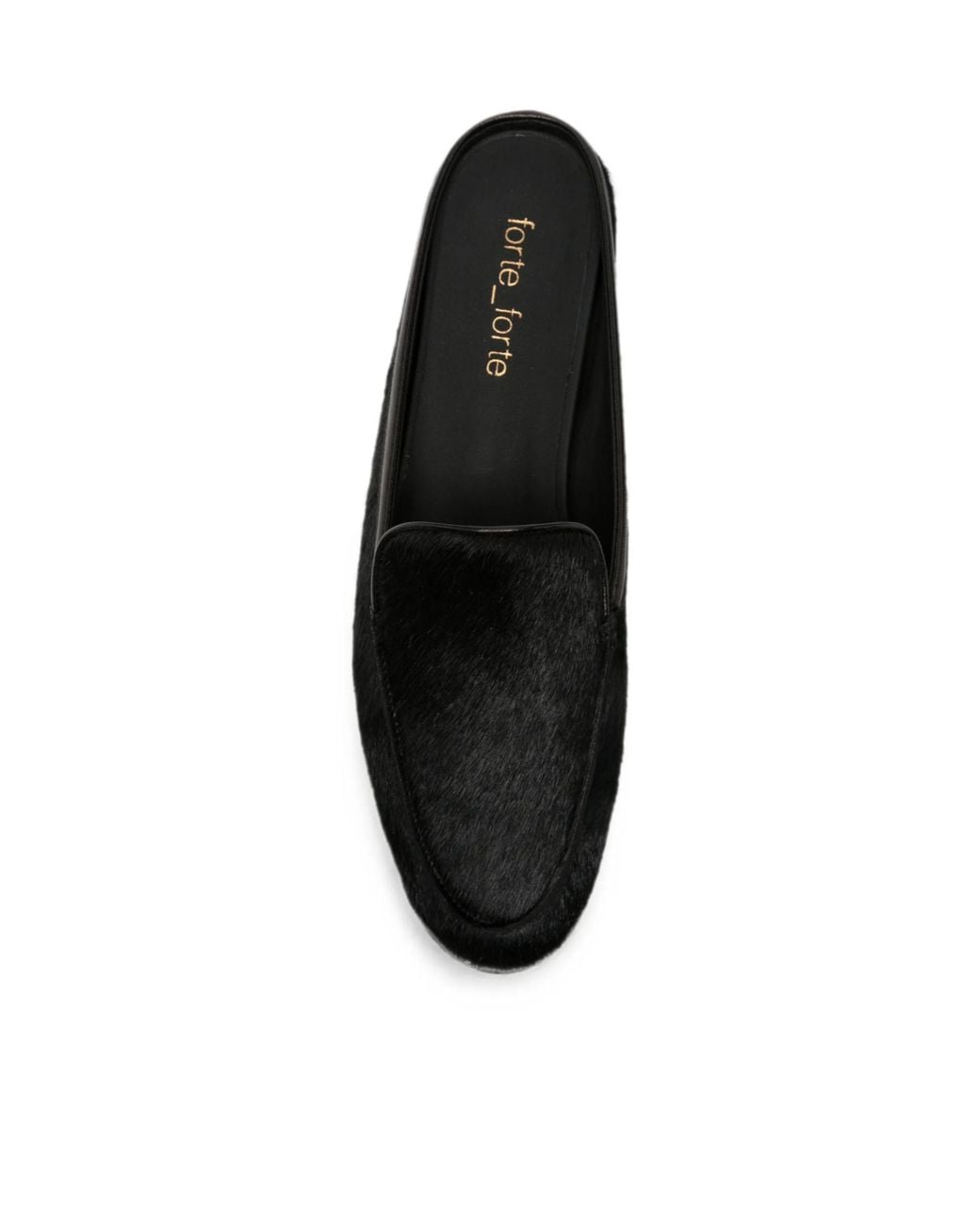Forte_forte Black Flat Mules