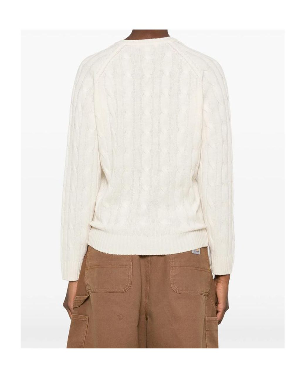 Sporty & Rich White Long-Sleeved Sweater