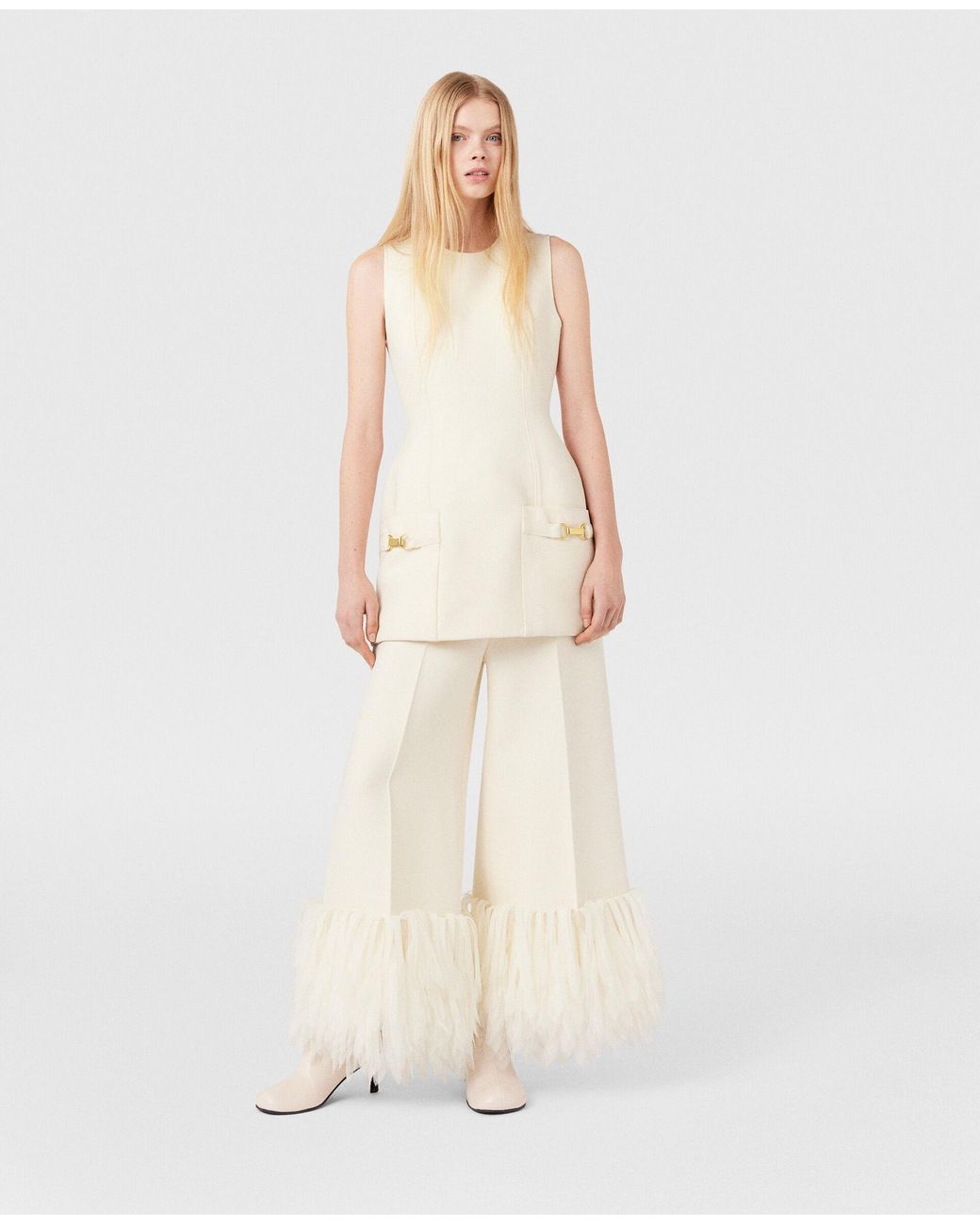 Stella McCartney White Sleeveless Mini Dress