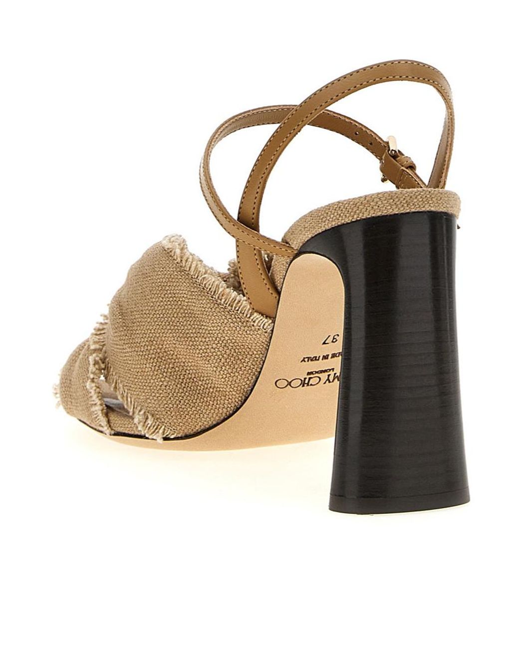 Jimmy Choo Annika High-Heel Sandals in Metallic | Lyst