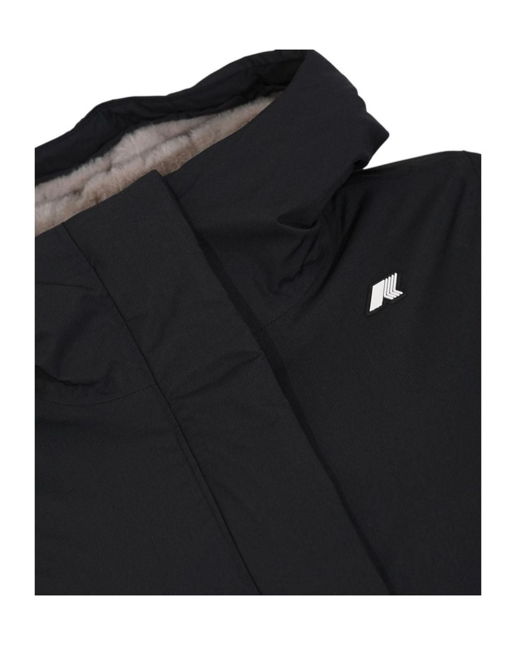 K-Way Black Sophie Twill Soft Jacket