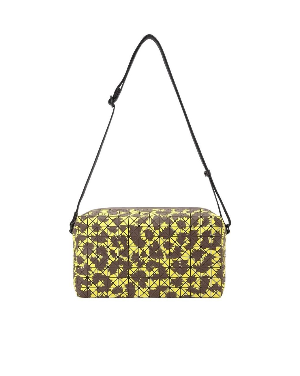 Issey Miyake Metallic Geometric-Patterned Shoulder Bag for men
