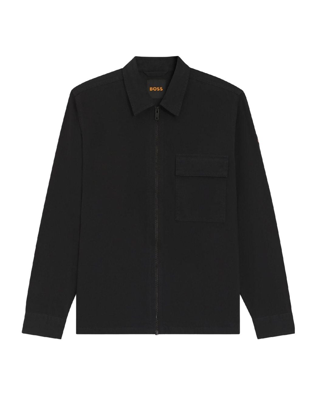 Boss Black Full-Zip Shirt Jacket for men