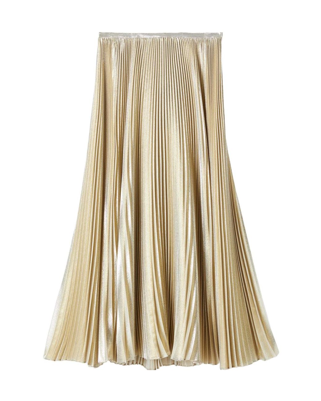 Joseph Natural Pleated Midi Skirt