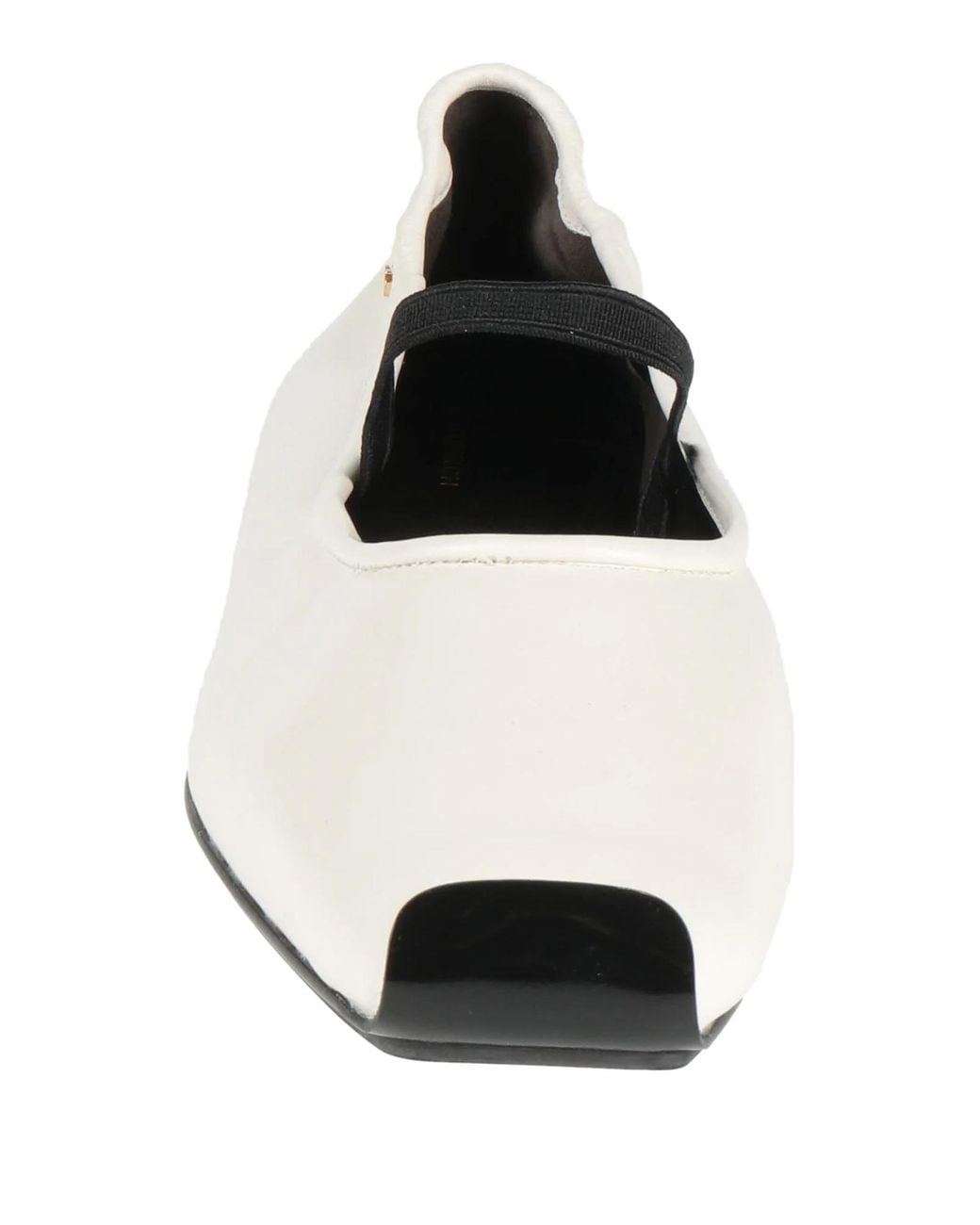 Tory Burch White Simple Leather Mary Jane Shoes