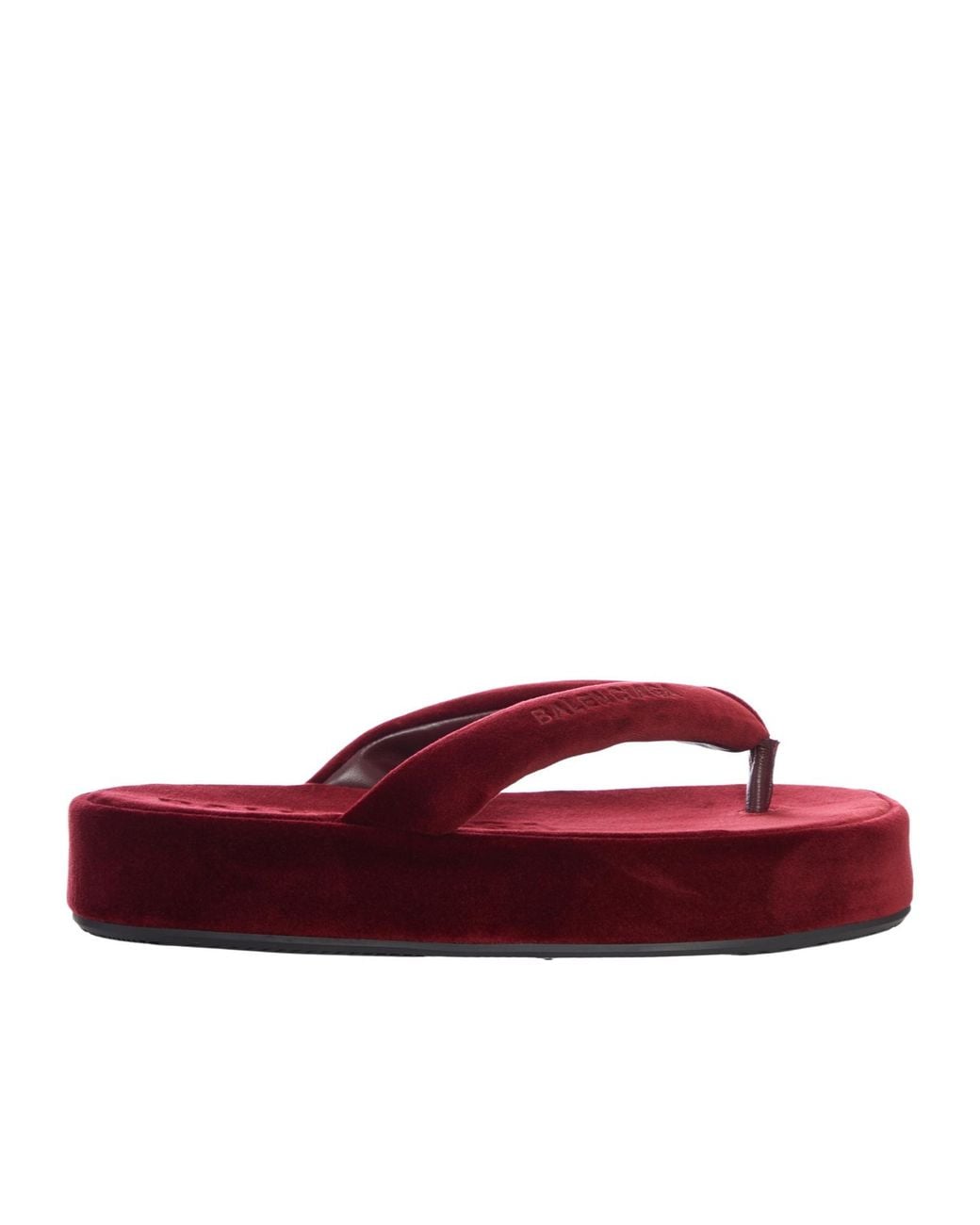 Balenciaga Red Jet Lag Thongs