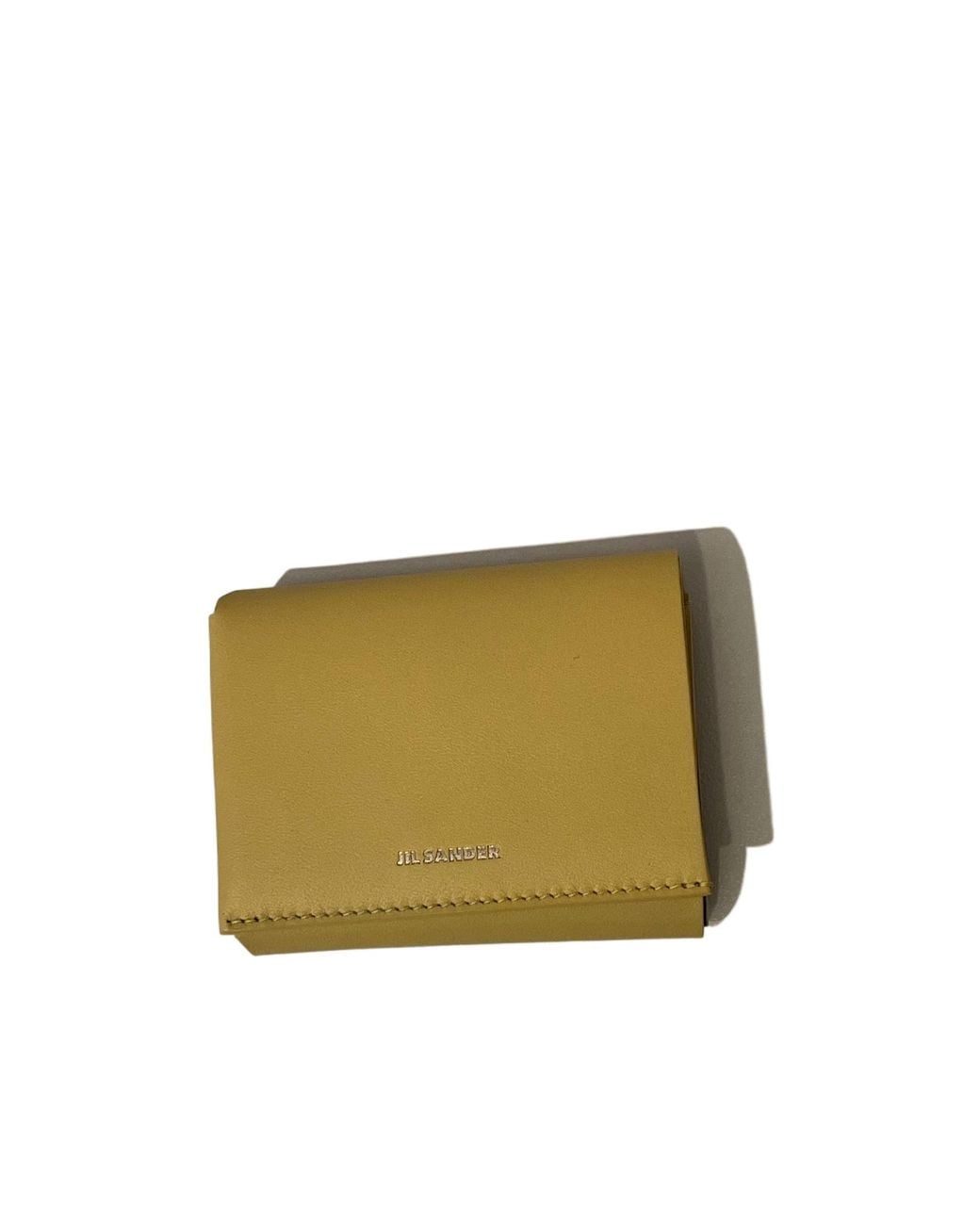 Jil Sander Green Logo Wallet for men